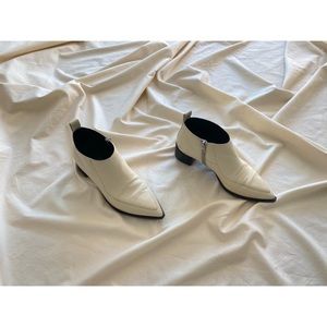Everlane White Ankle Boots- EASTER SALE